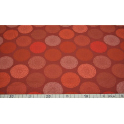 Jersey - Mandala braun orange