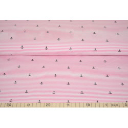 Jersey - Anker Ringel rosa