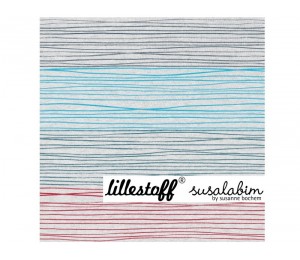 Bio Jersey Lillestoff - Buntstiftstreifen Susalabim