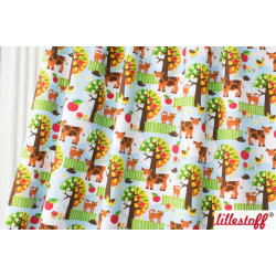 REST 80cm Bio Jersey Lillestoff - Bauernwiese