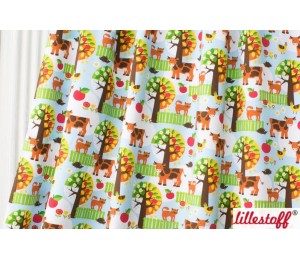 REST 80cm Bio Jersey Lillestoff - Bauernwiese