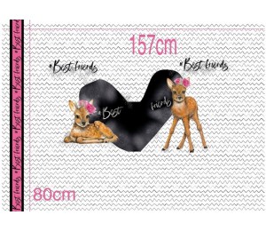 Bio Jersey Lillestoff - BFF Reh 