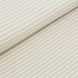 Biojersey Streifen - sand
