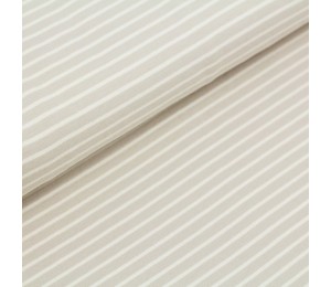 Biojersey Streifen - sand