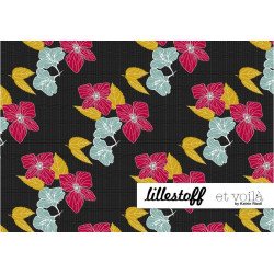 Bio Jaquard Lillestoff - Blooming Winter