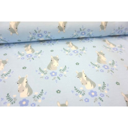 Jersey - Pferdeliebe Evelyn Lisi hellblau flieder