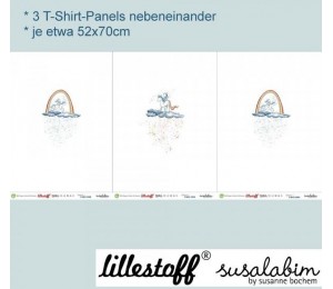 Bio Jersey Lillestoff - Einhorn Elfen Panel