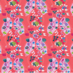 Jersey Flora Blütenranke koralle von Swafing