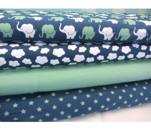 Jersey - Elephant Parade petrol mint