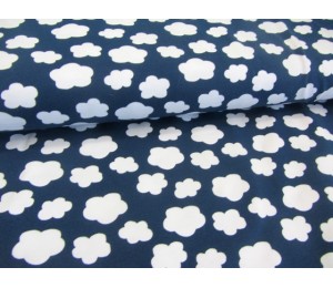 Jersey - Wolken petrol