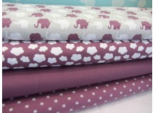 Jersey - Uni dunkelrosa