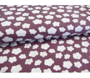 Jersey - Wolken dunkelrosa