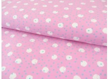 Jersey - Rosa Pustepunkte Dots