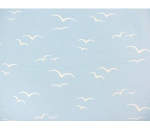 Jersey - Möwen hellblau
