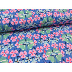 REST Jersey Schmetterlinge blau von Swafing