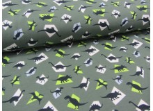 Jersey - Dinosaurier Dinos grün