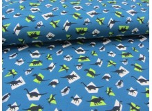 Jersey - Dinosaurier Dinos petrol