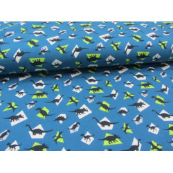 Jersey - Dinosaurier Dinos petrol