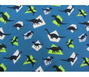 Jersey - Dinosaurier Dinos petrol