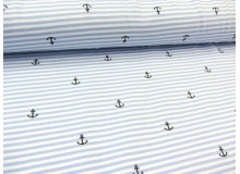 Jersey - Anker Ringel blau