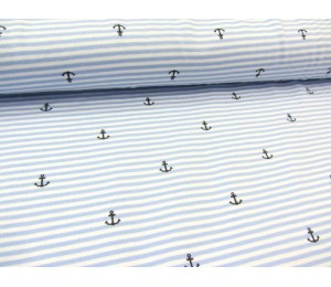 Jersey - Anker Ringel blau