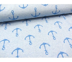 Sweat - Anker meliert hellblau