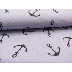 Sweat - Anker meliert lila flieder