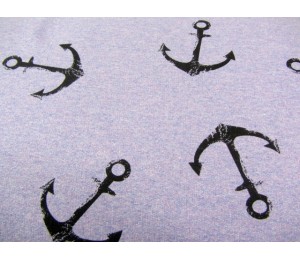 Sweat - Anker meliert lila flieder