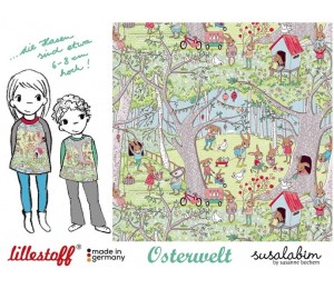 Bio Jersey Lillestoff - Osterwelt Susalabim