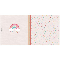 Bio Jersey Lillestoff - Regenbogen Panel
