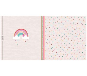 Bio Jersey Lillestoff - Regenbogen Panel