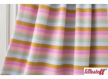 Bio Jersey Lillestoff - Regenbogenringel pastell
