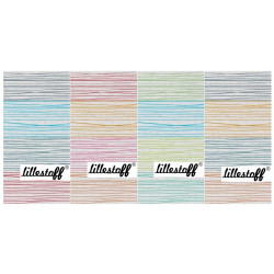Bio Jersey Lillestoff - Buntstiftstreifen Susalabim