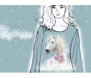 Bio Jersey Lillestoff - Soulhorse Panel