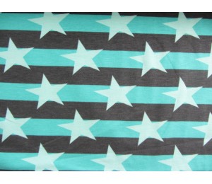 Sweat Blockstars mint dunkelgrau