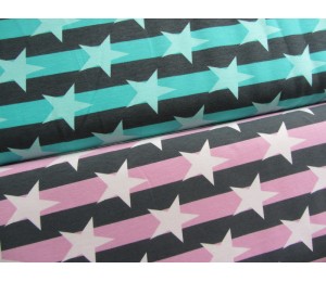 Sweat Blockstars mint dunkelgrau