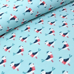 Bio Jersey Stoffonkel - Fiete Möwe