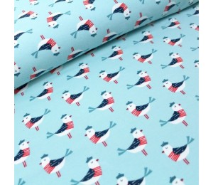 Bio Jersey Stoffonkel - Fiete Möwe