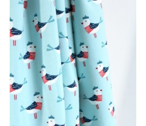 Bio Jersey Stoffonkel - Fiete Möwe