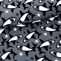 Biojersey Hay - grau schwarz