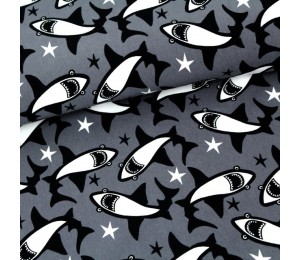 Biojersey Hay - grau schwarz