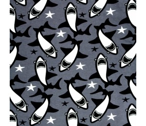 Biojersey Hay - grau schwarz