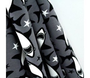 Biojersey Hay - grau schwarz