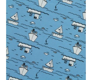 Bio Jersey Stoffonkel - Over the seas