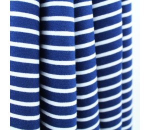 Biojersey Streifen - marine