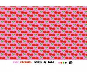 Bio Jersey Lillestoff - Cute Cherries