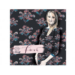 Bio Summersweat Lillestoff - Fiori dark