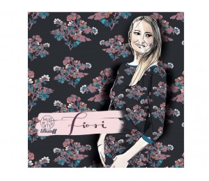 Bio Summersweat Lillestoff - Fiori dark