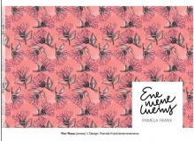 Bio Jersey Lillestoff - Flor rosa