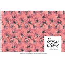 Bio Jersey Lillestoff - Flor rosa